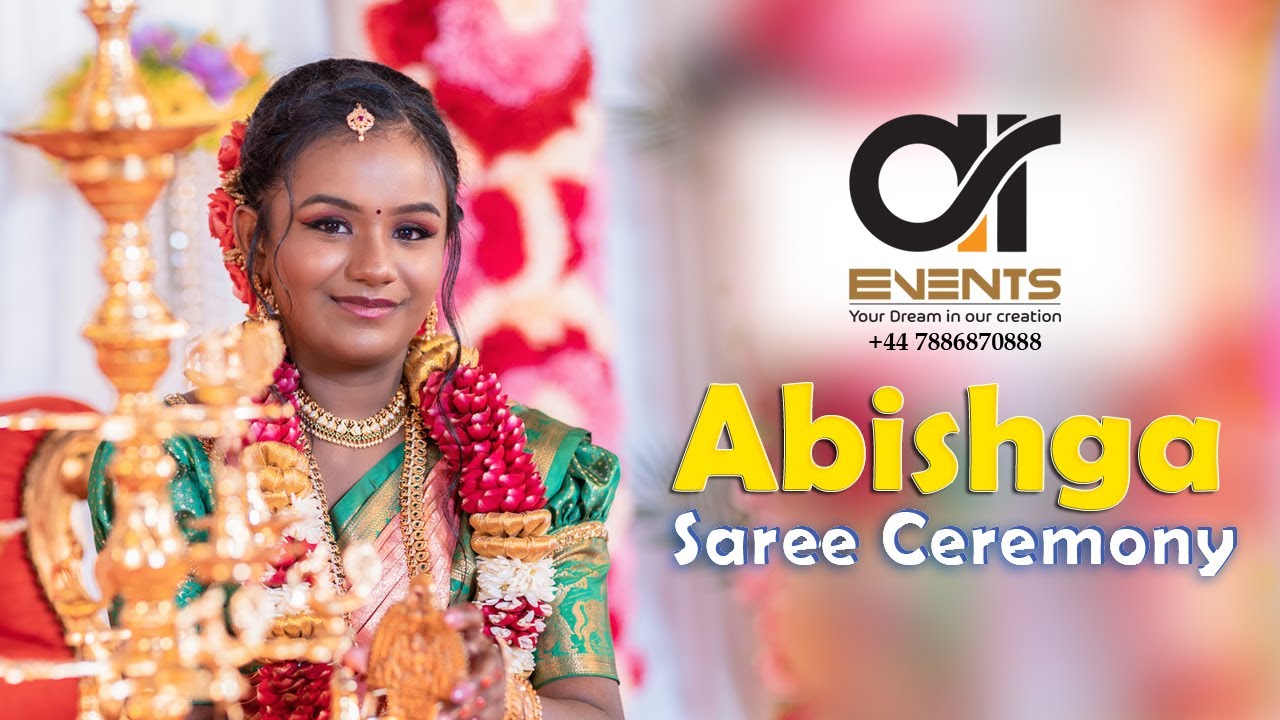 Abishga Saree Ceremony Highlights  | Denmark | Redpixcreation |  arevents | 07886870888