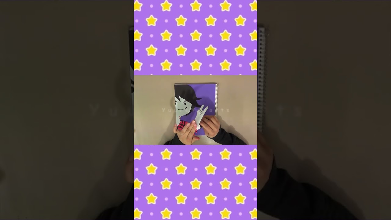 MARCELINE & MARSHALL LEE / DECORA TUS CUADERNOS - #YuureYCrafts #shorts #youtubeshorts #diy