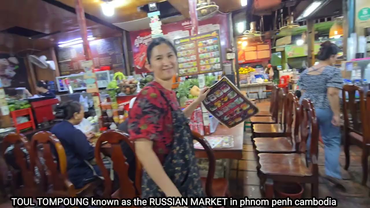 TOUL TOMPOUNG known as the russian market and CENTRAL MARKET in phnom penh cambodia.