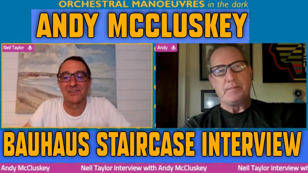OMD Andy McCluskey Bauhaus Staircase Interview