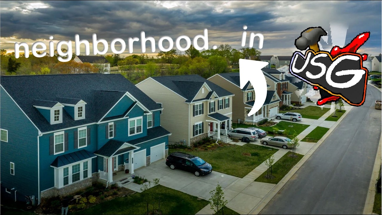 Exploring A ROBLOX Retro Neighbourhood Made In Untitled Sandbox Games - Roblox Gameplay
