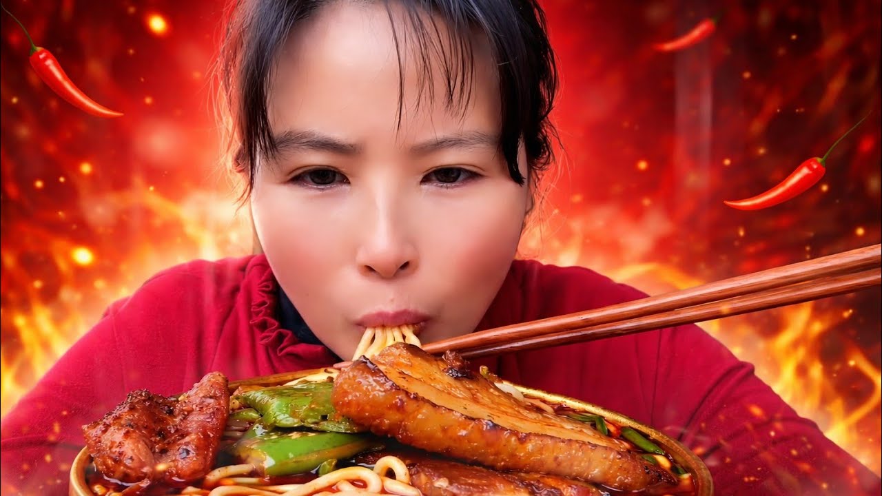 I Made Sour & Spicy Noodles Using Sweet Potato Vermicelli… The Taste Blew My Mind 🤯🔥