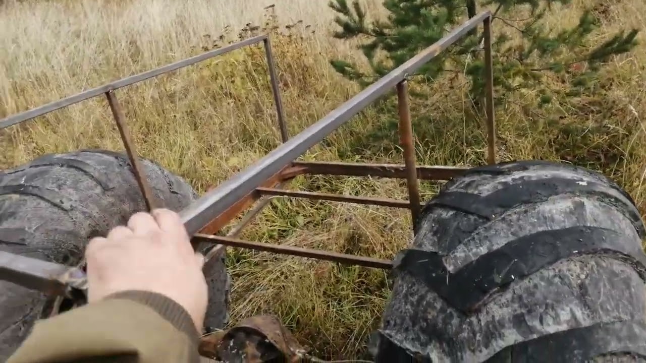 Первые испытания самодельного караката переломки.
