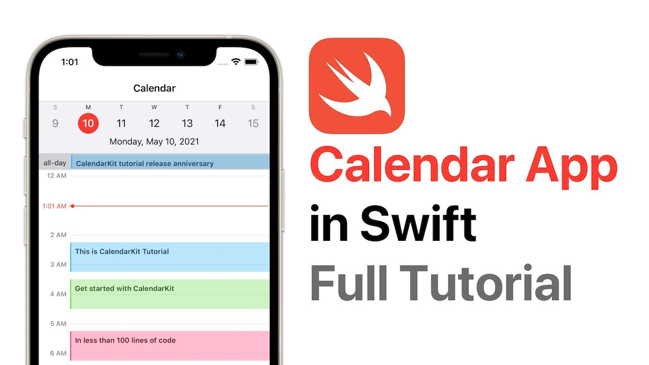 Create iOS Calendar app in Swift with CalendarKit (Full Tutorial)