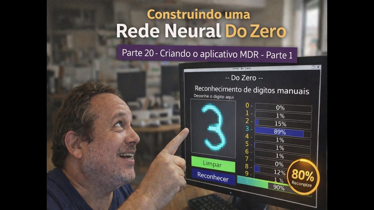 Construindo uma rede neural do zero Parte 20 - Criando o aplicativo MDR - Parte 1