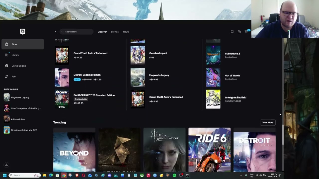 Бесплатные игры недели от EPIC Games