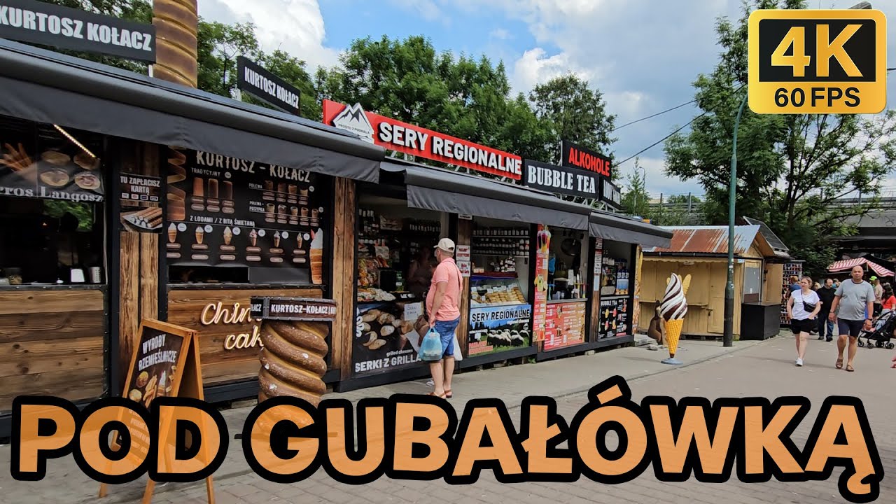 🔴Zakopane, TARG🧀pod GUBAŁÓWKĄ, sprawdzamy jak tam jest w wakacje, 4K❗2024.07.21 ASMR