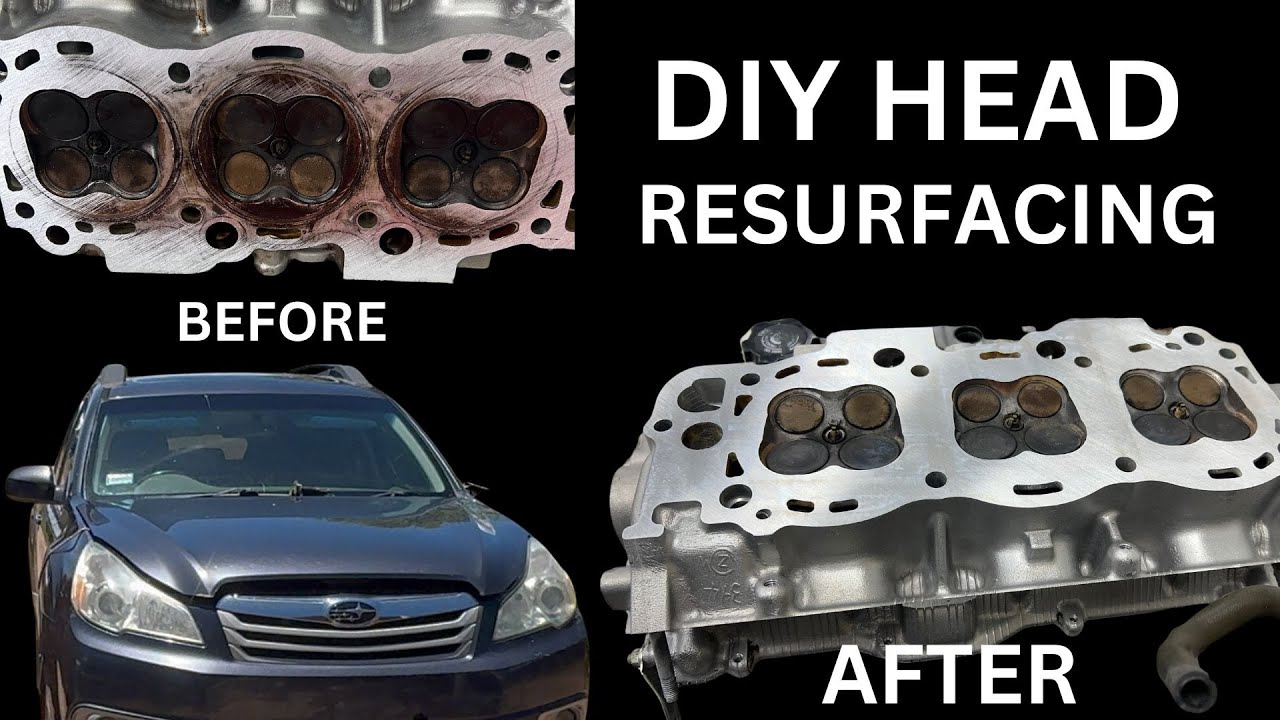 How To: Resurface (EJ25/Subaru) Heads At Home - Backyard Machining 101