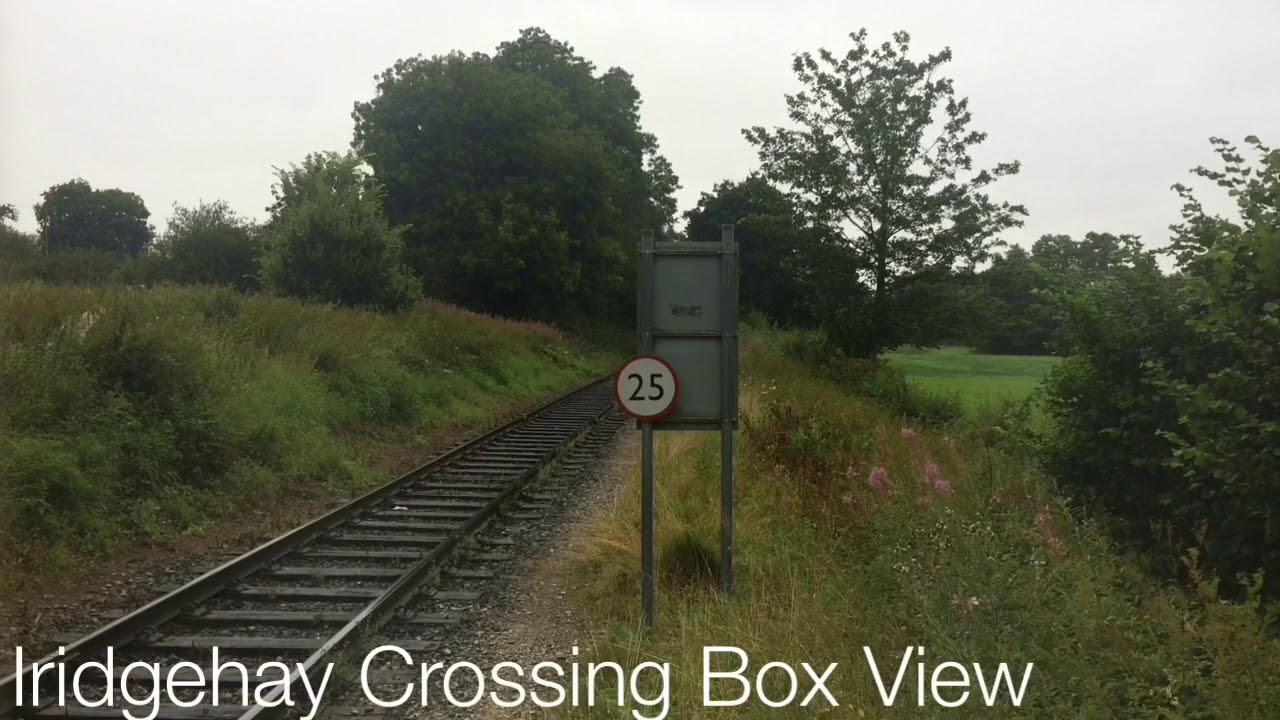 Iridgehay Crossing Box View on the Ecclesbourne Valley Railway Summer Diesel Gala