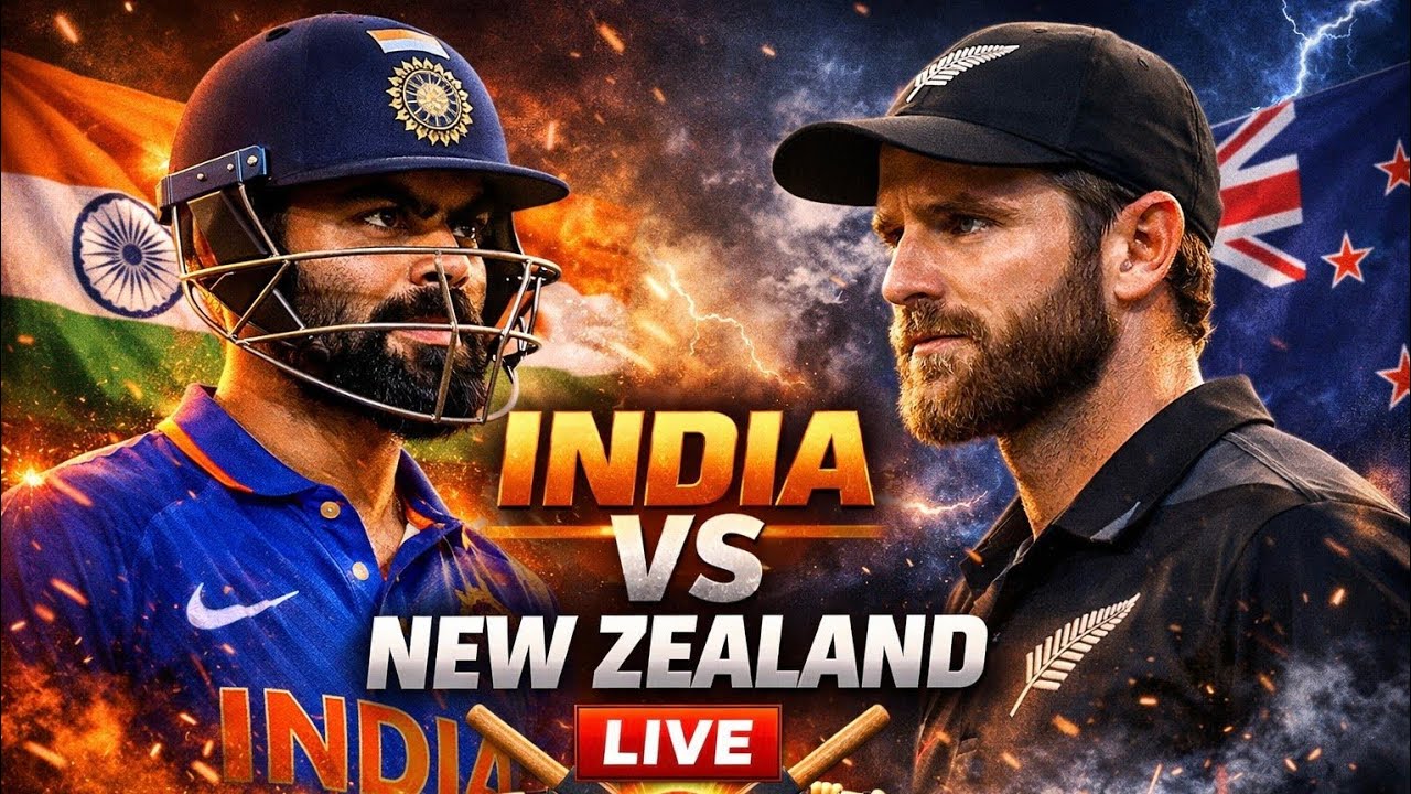 India vs New Zealand LIVE 🔴 | IND vs NZ Live Match Today | Cricket Live