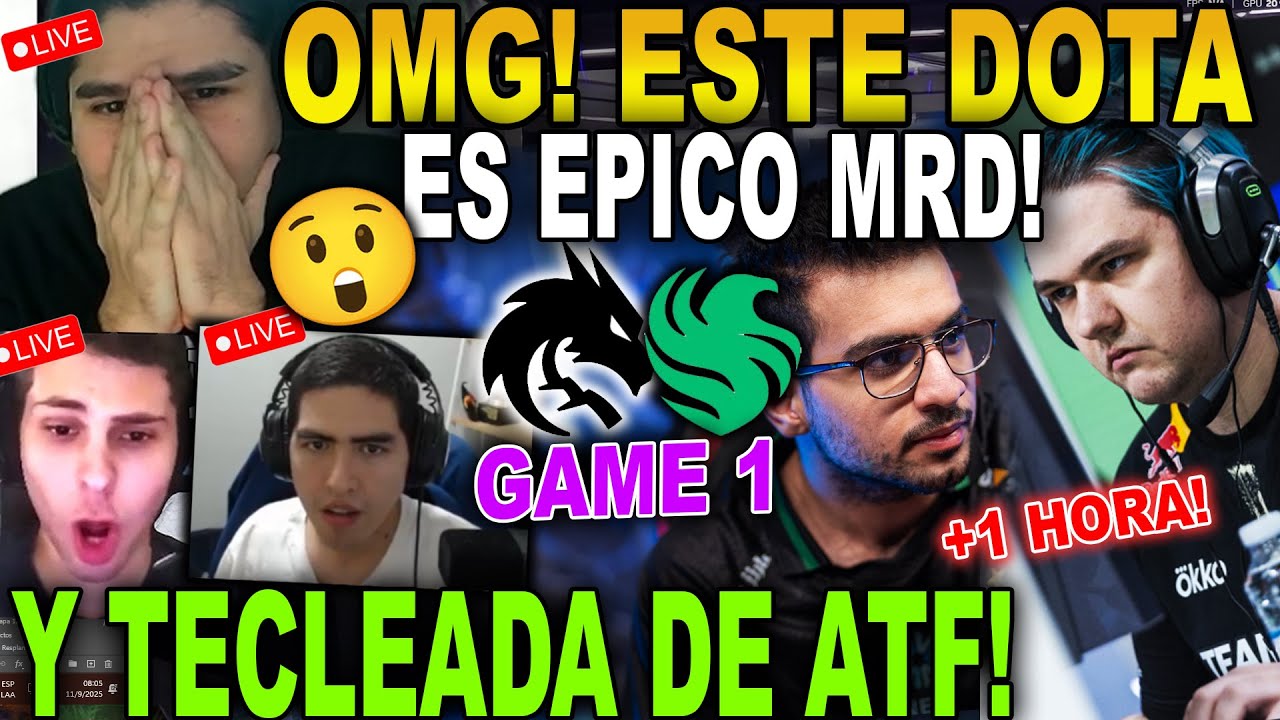 😮ESTO SI ES DOTA!😮 BENJAZ LEO Y MANDY QUEDAN EN SHOCK CON LA TREMENDA PARTIDA ENTRE YATORO Y ATF!