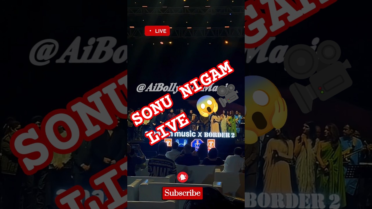 Ghar Kab Aaoge (Live) - Sonu Nigam | Border 2 | AI Bollywood Magic | Border 2 trailer | 