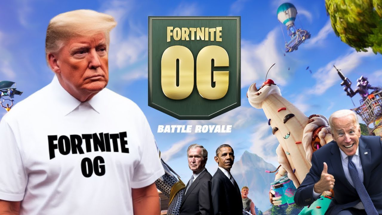 И Fortnite — это просто СУПЕР! Президенты играют в Fortnite И (Трамп, Обама, Байден и Буш)