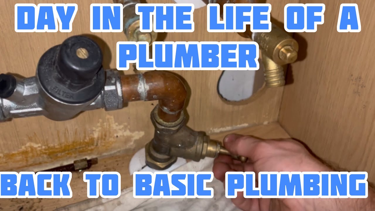 Back to Basic Plumbing jobbing - Day In the life of a plumber