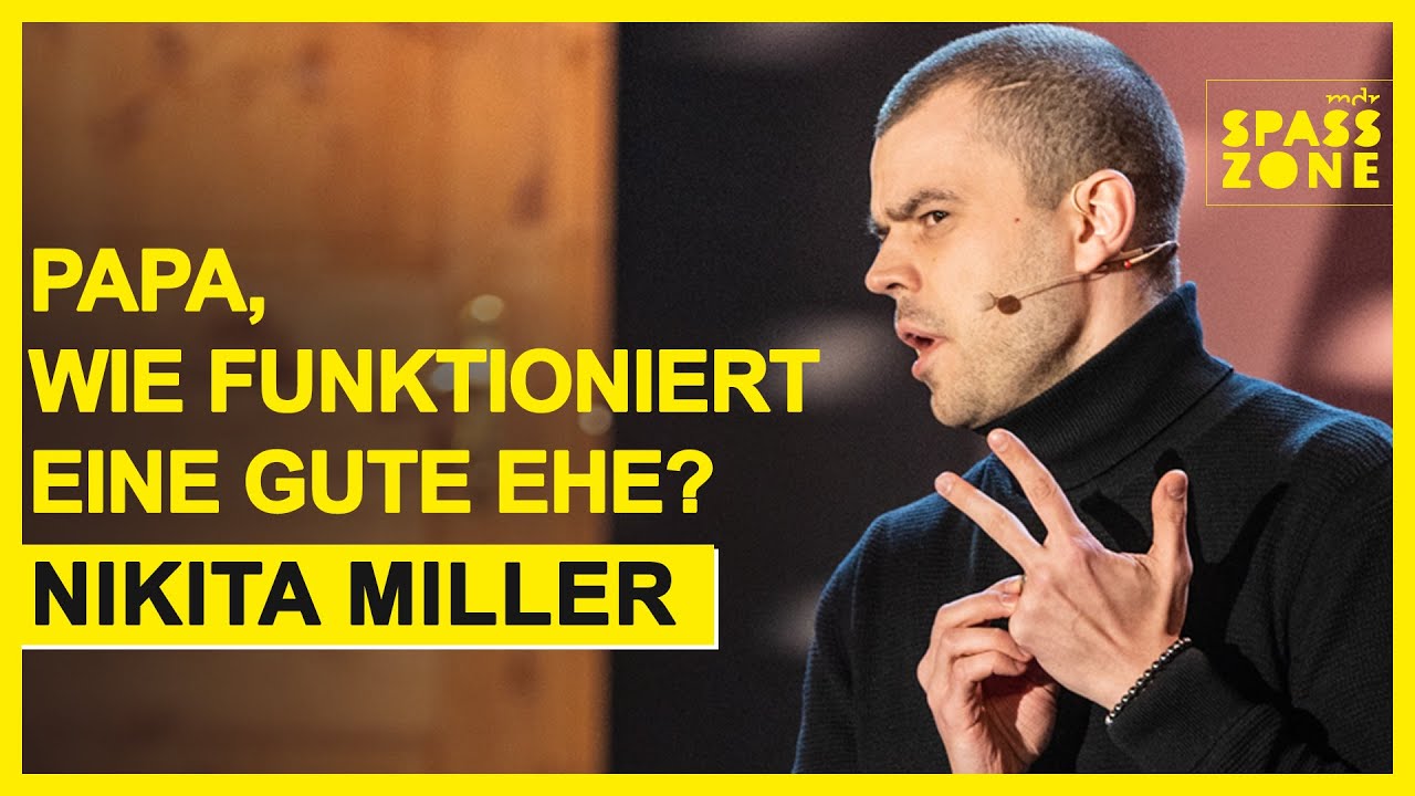 Der Tag vor der Hochzeit. Nikita Miller bei der Humorzone | MDR SPASSZONE