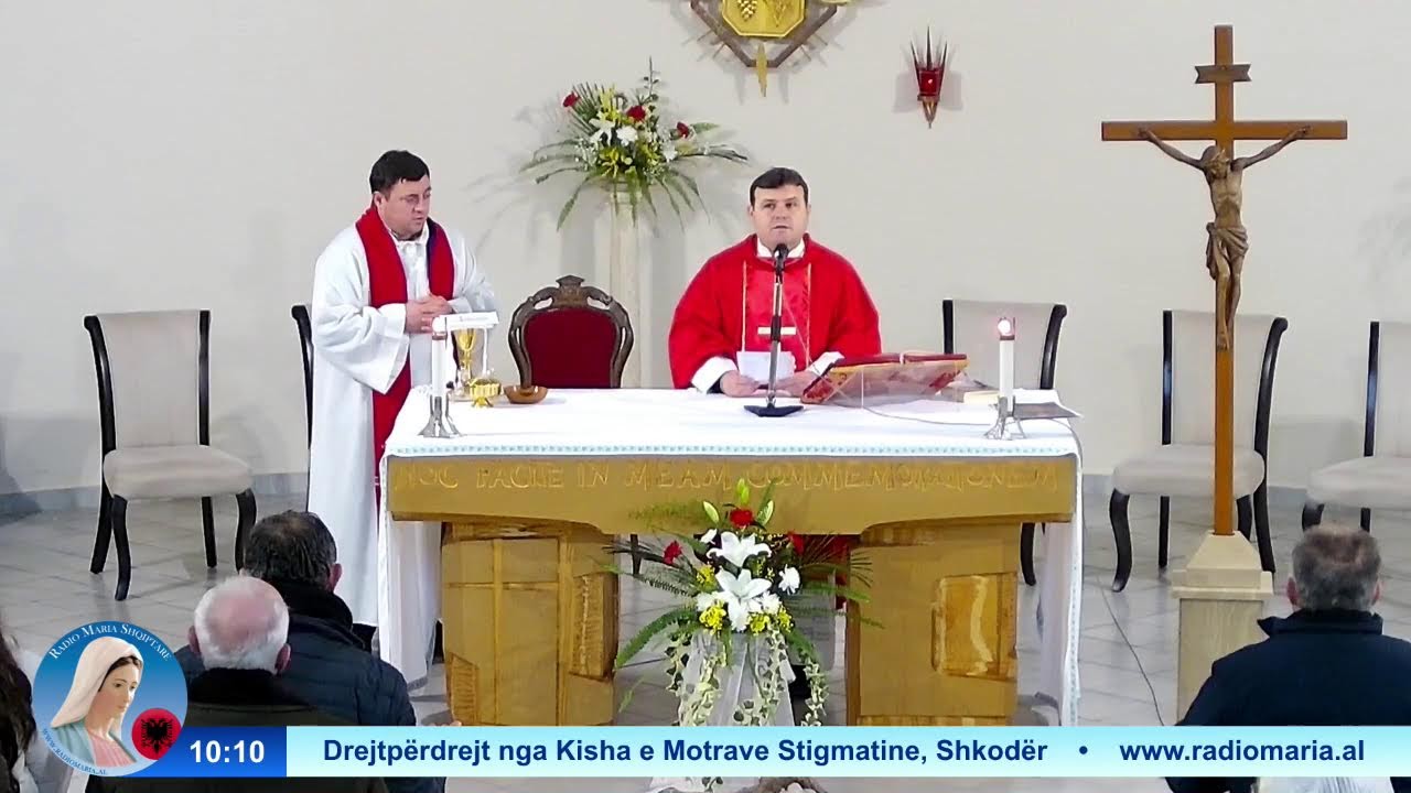 Mesha e shenjtë nga Kisha e Motrave Stigmatine Shkodër