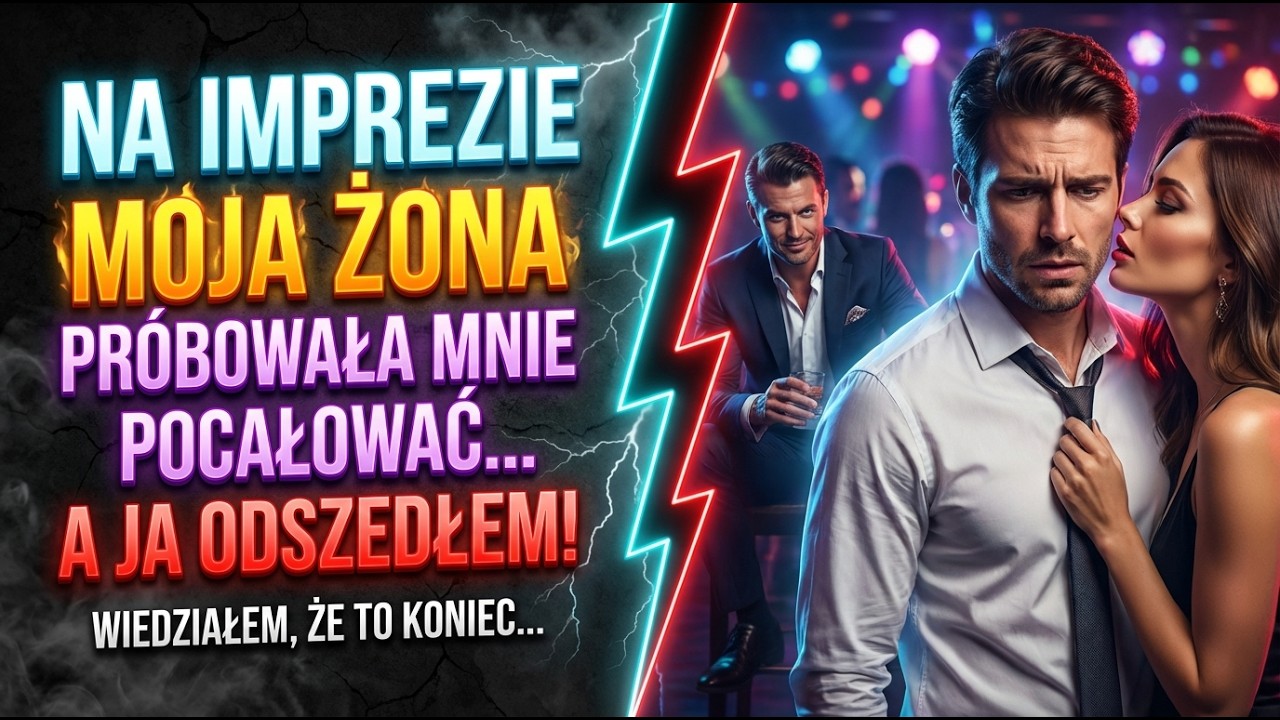 Na imprezie moja żona próbowała mnie pocałować, a ja odszedłem wiedząc, że nasze małżeństwo się skoń