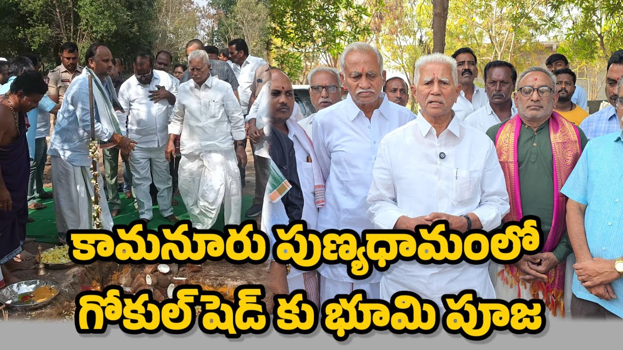 కామనూరు పుణ్యధామంలో మినీ గోకుల్ షెడ్ కు భూమి పూజ|MLA వరదరాజులరెడ్డి| #proddaturnews