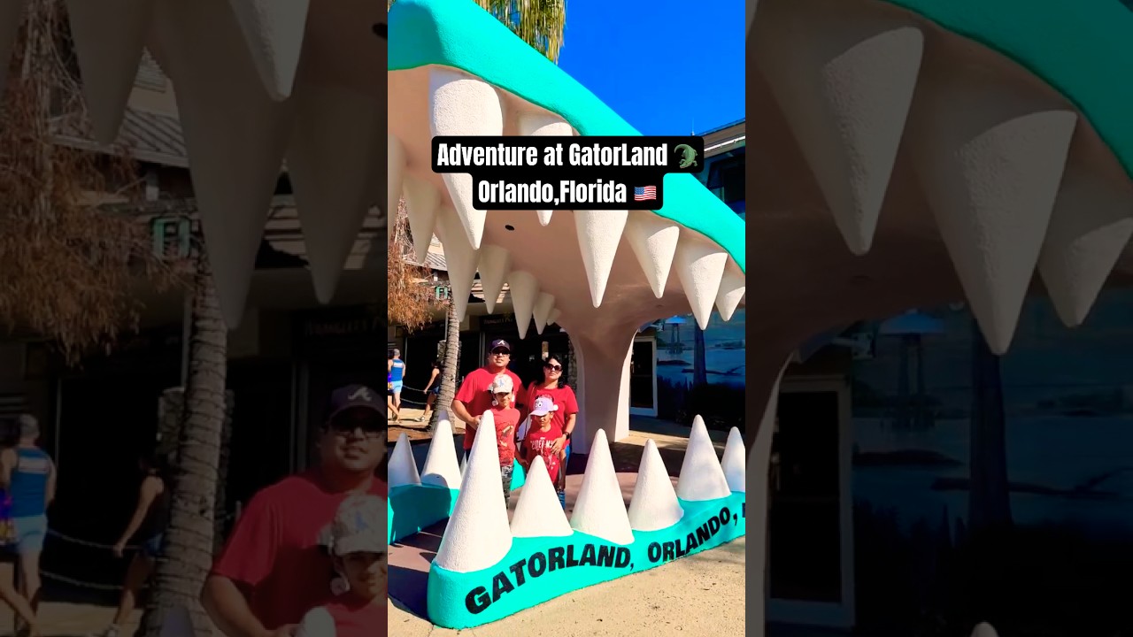 Family Adventure at GatorLand 🐊Orlando |Florida,USA🇺🇸|