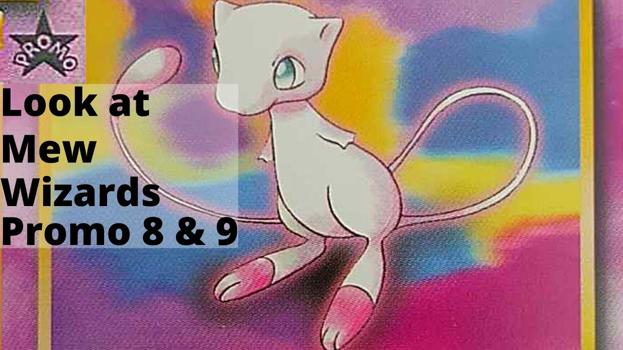 Promo look at Pok&eacute;mon Mew Wizards black star promo 8 & 9
