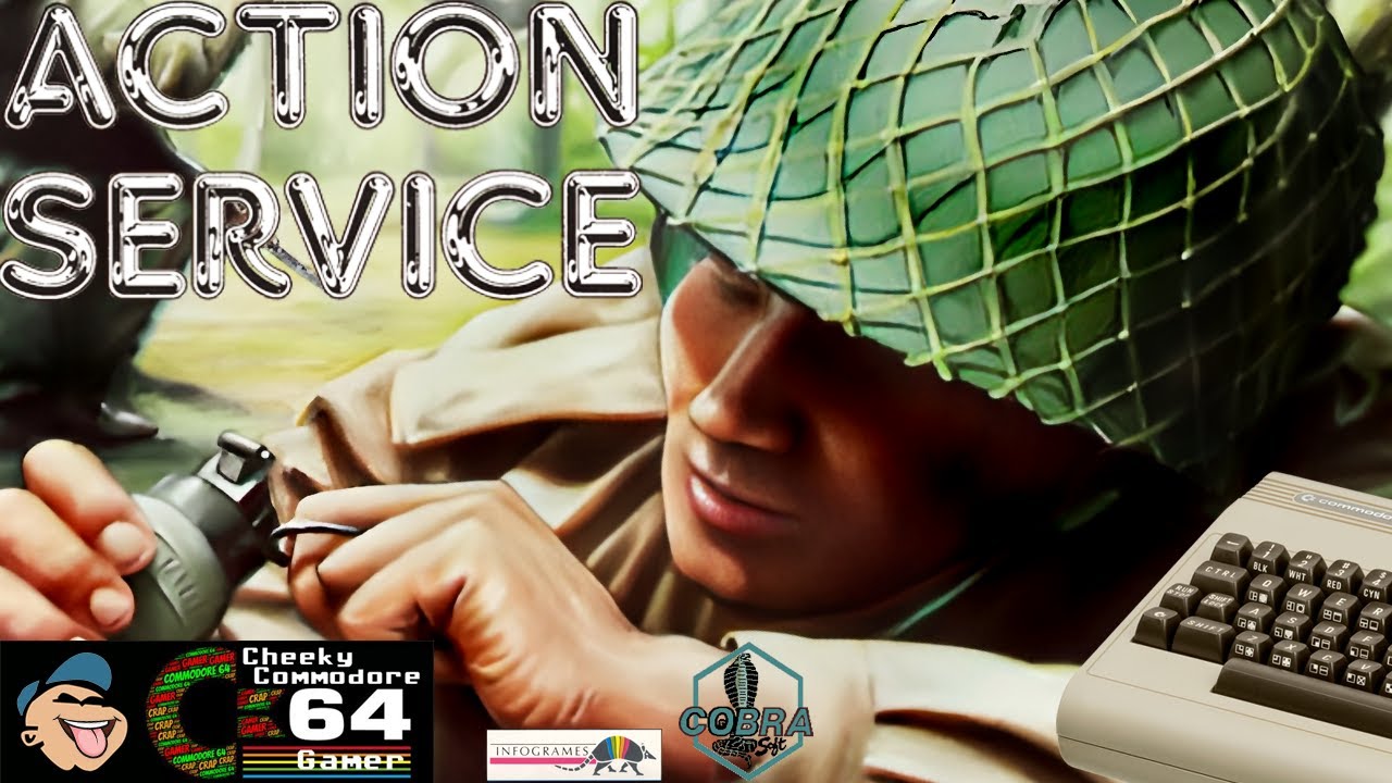ACTION SERVICE &ndash; Commodore 64 (1989) | Military Training Simulation
