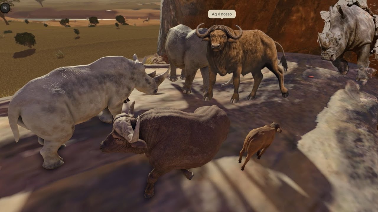 SAVANNAH LIFE - JOGANDO COM O BUFALO