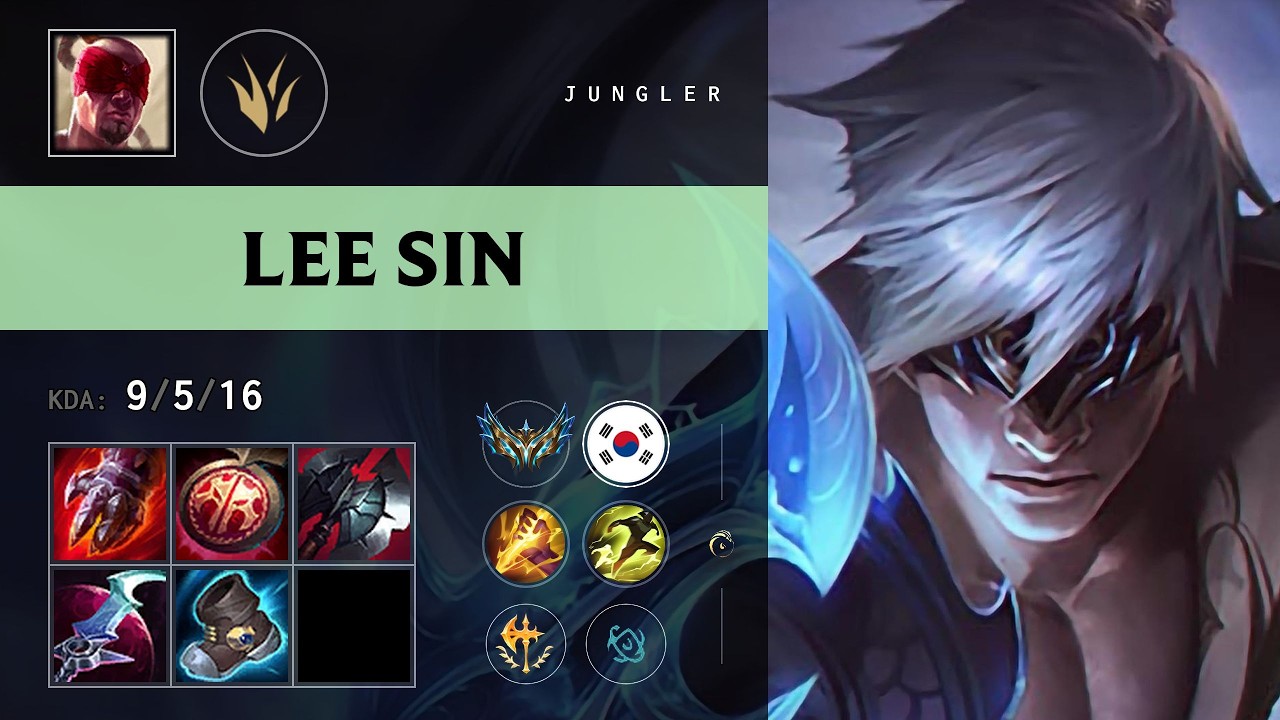 Lee Sin Jungle vs Vi (IG Wei) - KR Challenger Patch 26.17