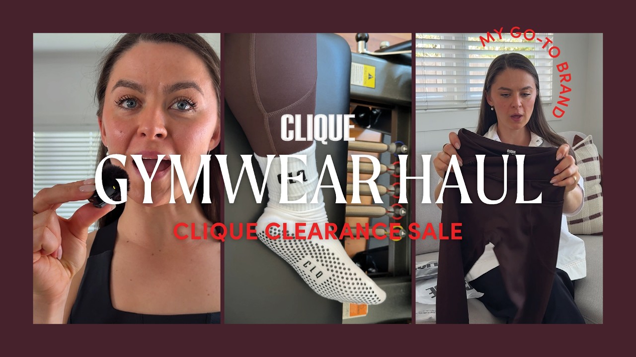 Clique Fitness Haul  |  My go-to kiwi brand had a clearance sale!
