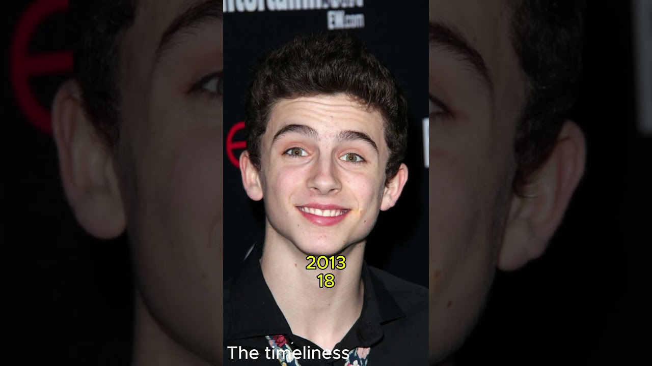 Evolution of Timothee Chalamet 1995~2025