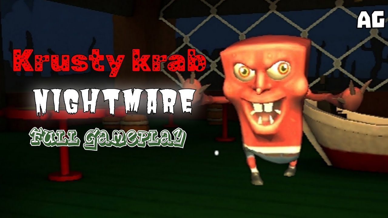 Is it possible to have a SpongeBob nightmare? | Krusty Krab nightmare full gameplay  HD