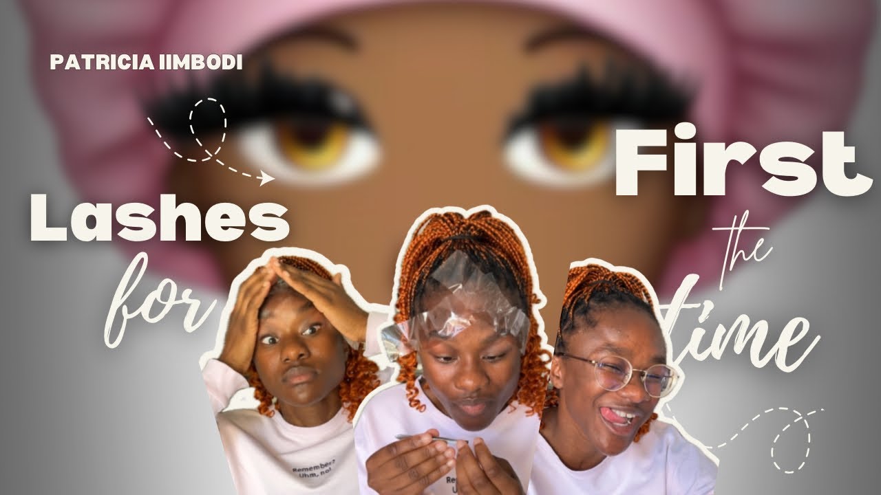 First Time Trying Lashes by Myself | Chaos & Laughs | NAMIBIANYOUTUBER 