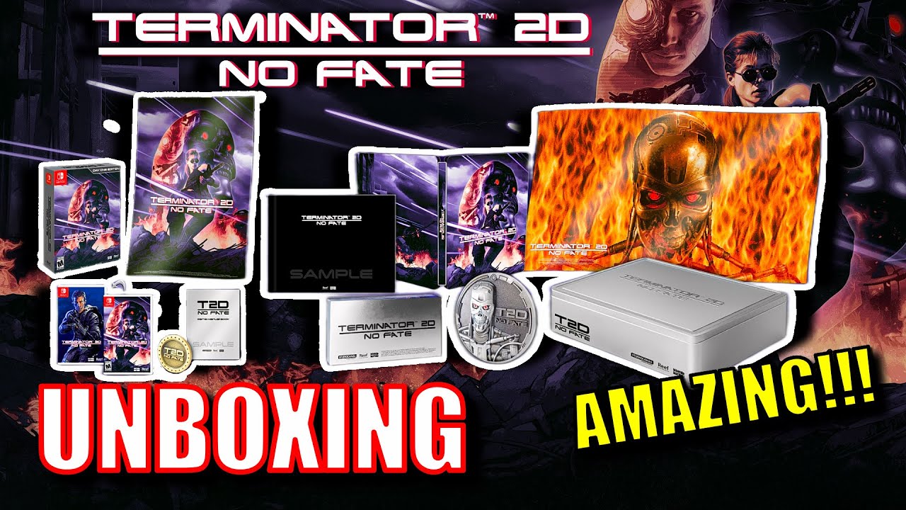 Terminator 2D NO FATE Collector's Edition Unboxing | Simply Amazing!!!