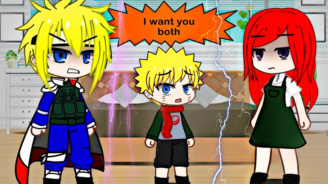 Choose Mom or Dad meme || Naruto || Gacha Club