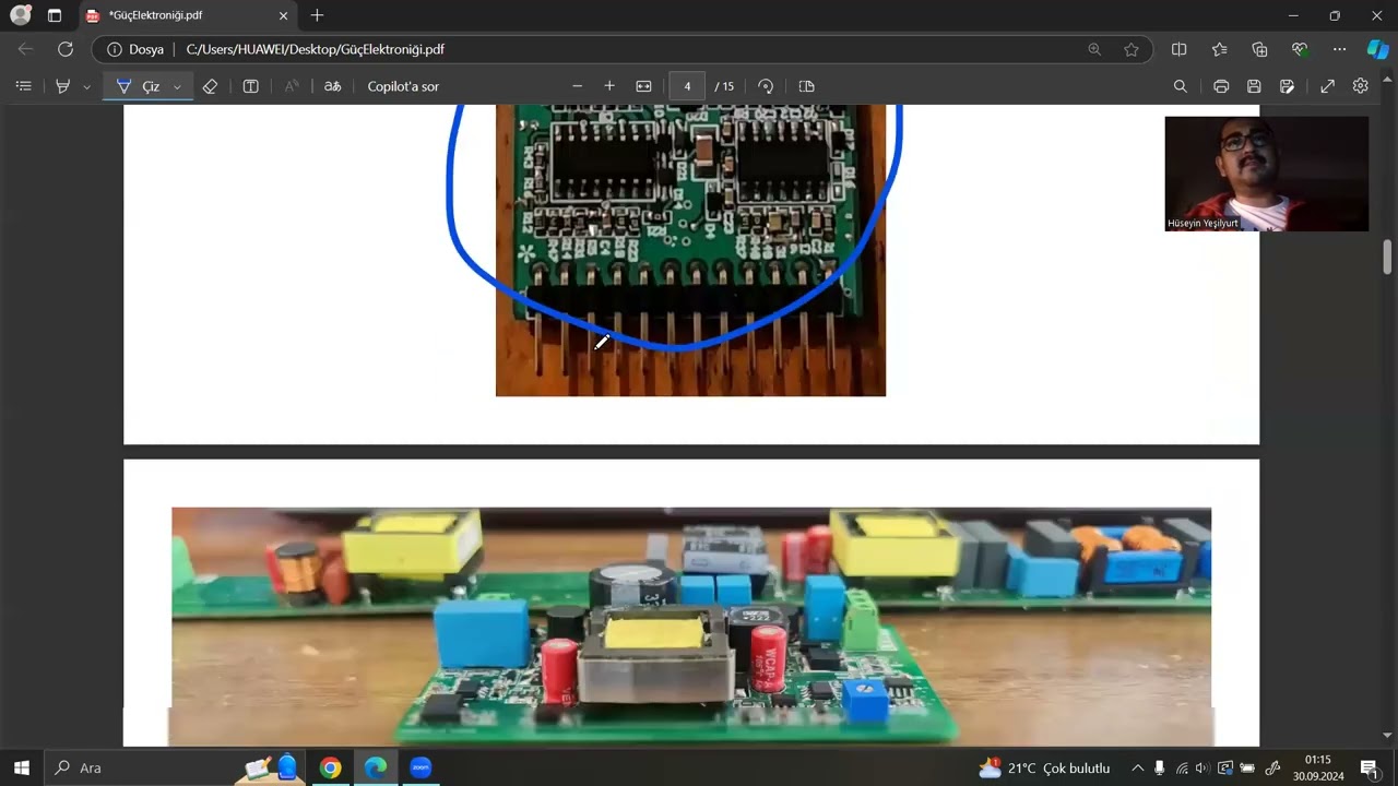 1. ve 2. sınıf öğrenciler için güç elektroniği alanı ve yazılım hakkında kısa bilgilendirme.