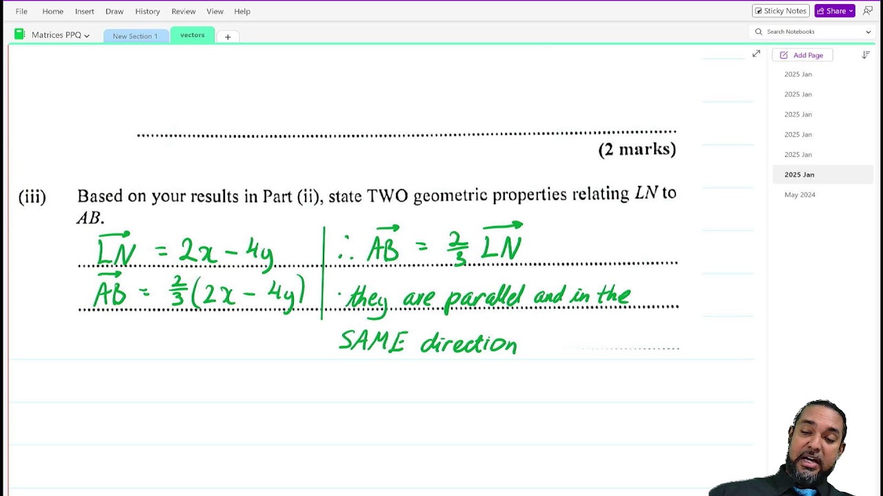 2025 05 08 - Maths F5 - PPQ revision - Vectors and Bearings
