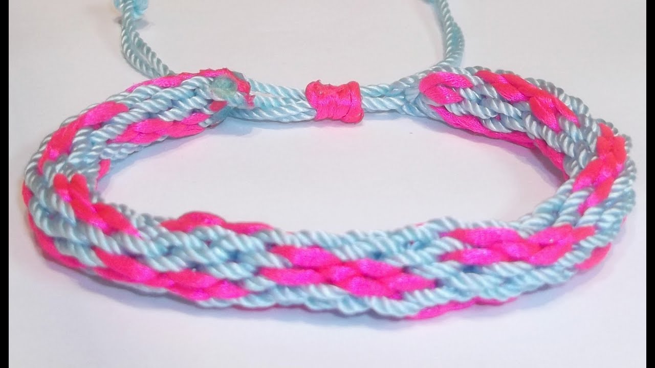 TUTORIAL DIY COMO HACER UNA PULSERA CON PECES REALIZADA CON DISCO DE KUMIHIMO REDONDO