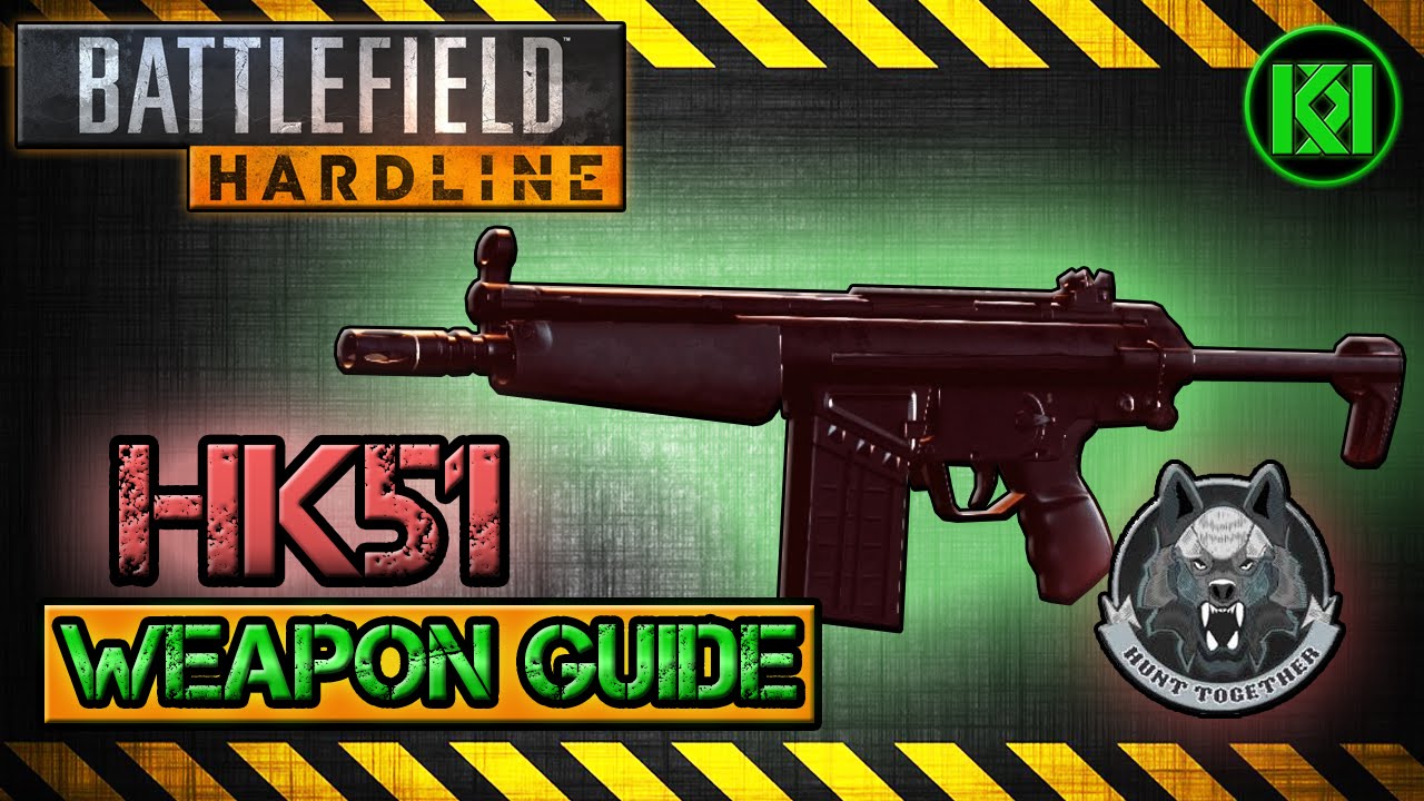 HK51 Review (Gameplay) Best Gun Setup | Battlefield Hardline Weapon Guide (BFH)