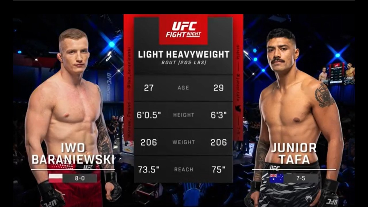 NOKAUT BARANIEWSKIEGO! SKR&Oacute;T WALKI: BARANIEWSKI - TAFA | UFC 278 W LAS VEGAS