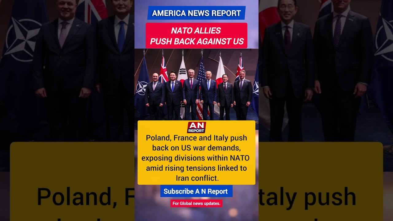 NATO Allies Push Back On US War Demands | Poland France Italy Resist | Alliance Tensions| A N REPORT