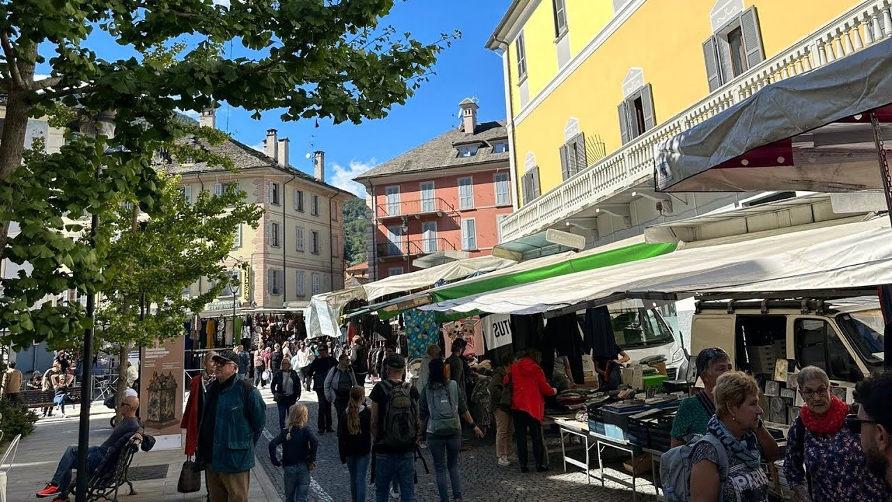 Markt in Domodossola I Spaghetti Carbonara a la Manfred I Wandern ist toll