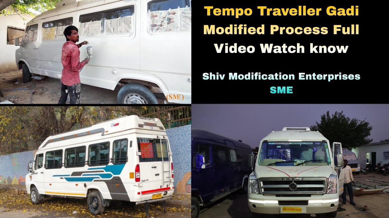 Force traveller modified by dc//best modified tempo traveller26 seater tempo traveller modified 