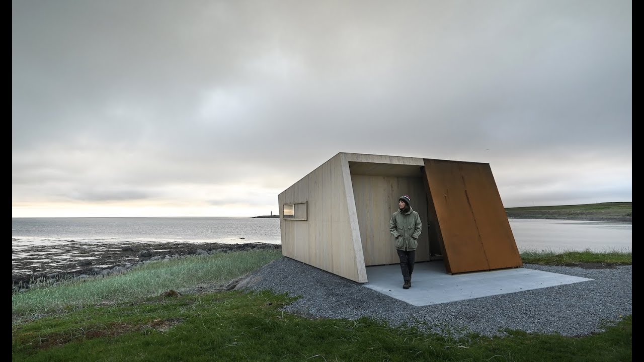 Northeast Iceland: The Kopasker bird hide / Biotope architecture