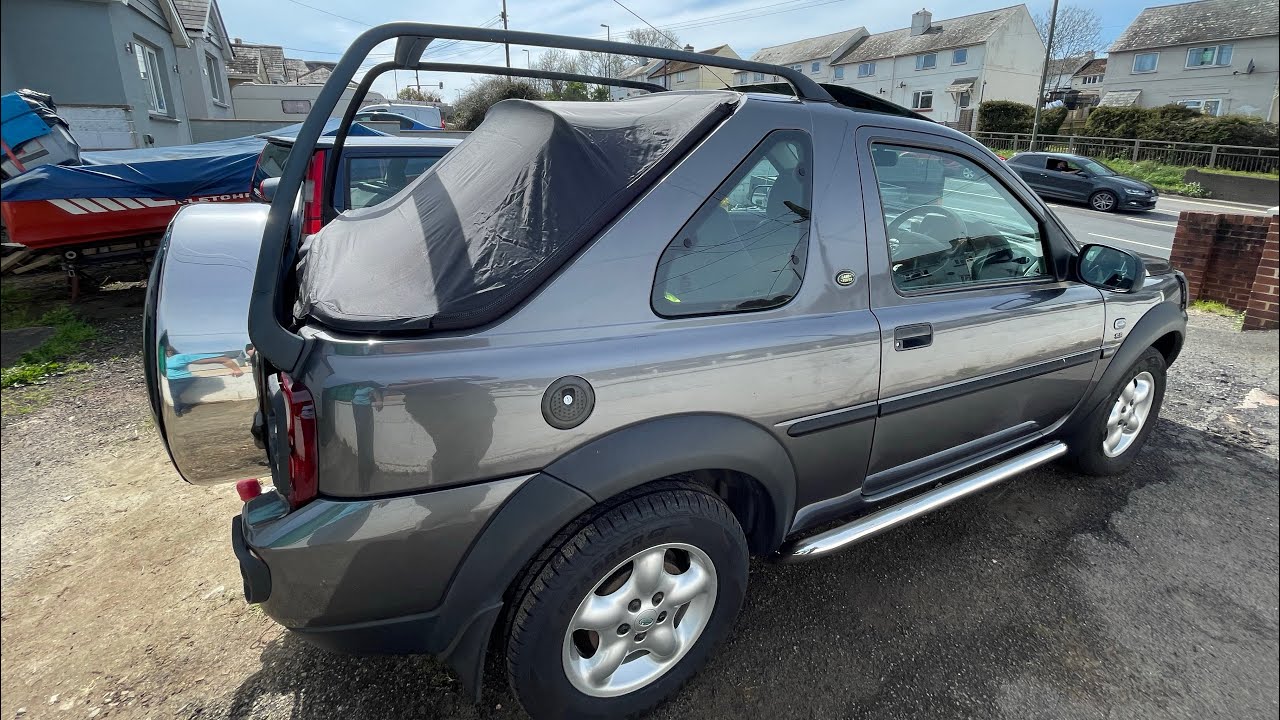 Bikini cover on a Freelander 1,rare shower cover,how to put it on,Landrover Freelander 1,3 door