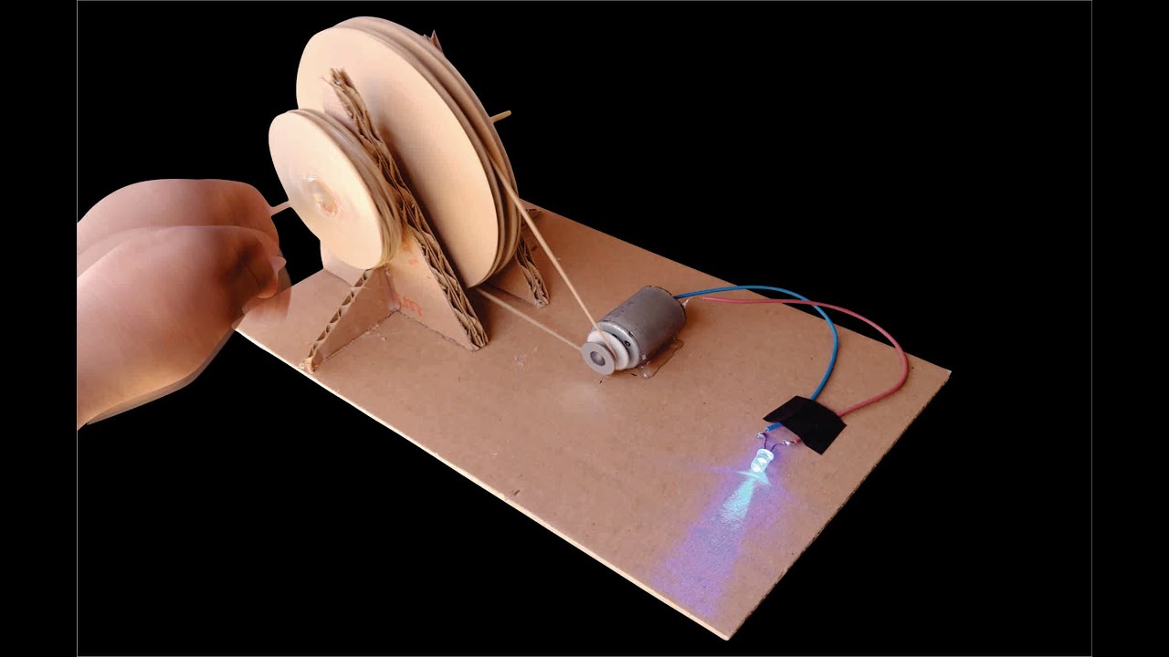 DIY Generador El&eacute;ctrico Casero - Dinamo