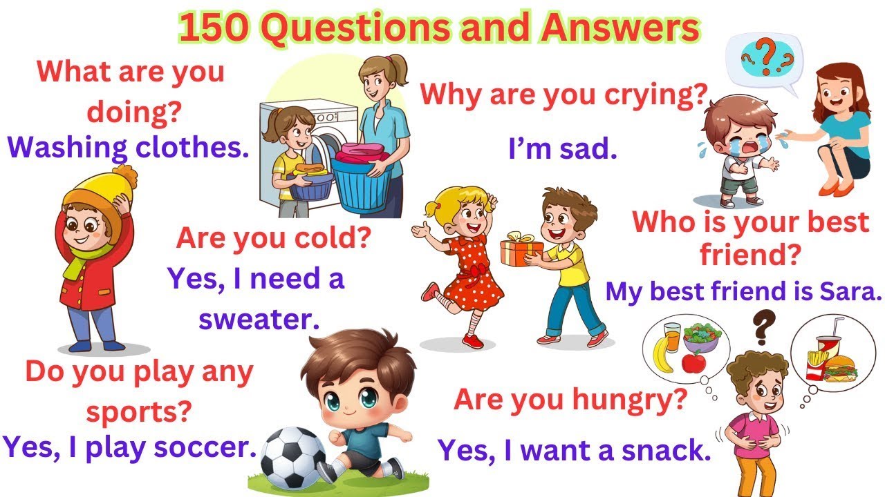 150 English Question and Answer | Learn Question & Answer |English Speaking Practice |English Story