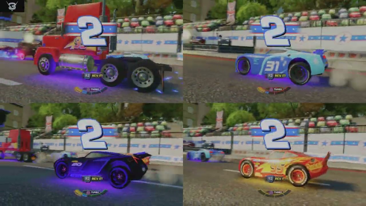 Cars 3: Driven to Win points races #şimşekmQueen #cars3 #lightningmcQueen