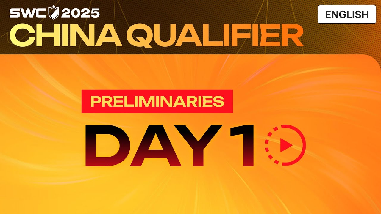 [ENGLISH] SWC2025 CHINA QUALIFIER PRELIMINARIES DAY 1 | Summoners War