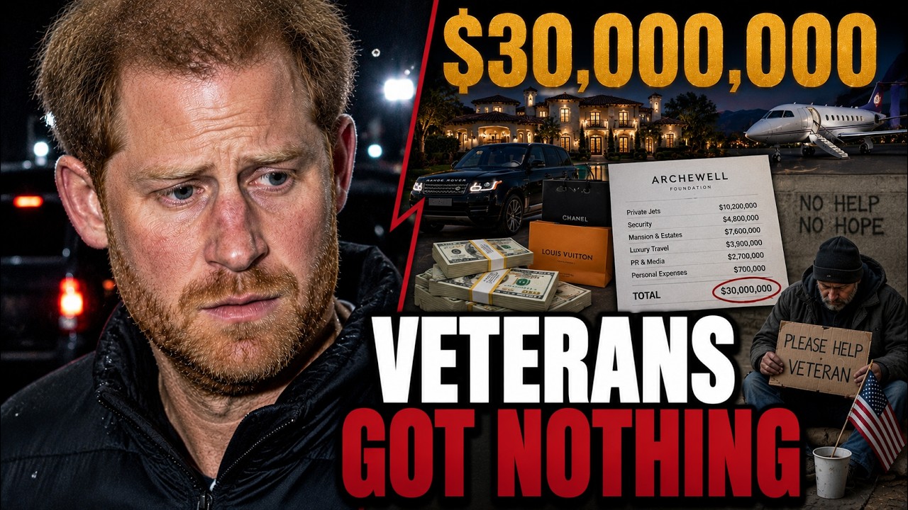 30 Million Dollars Harry Spent On Himself While Veterans Were Left With Nothing