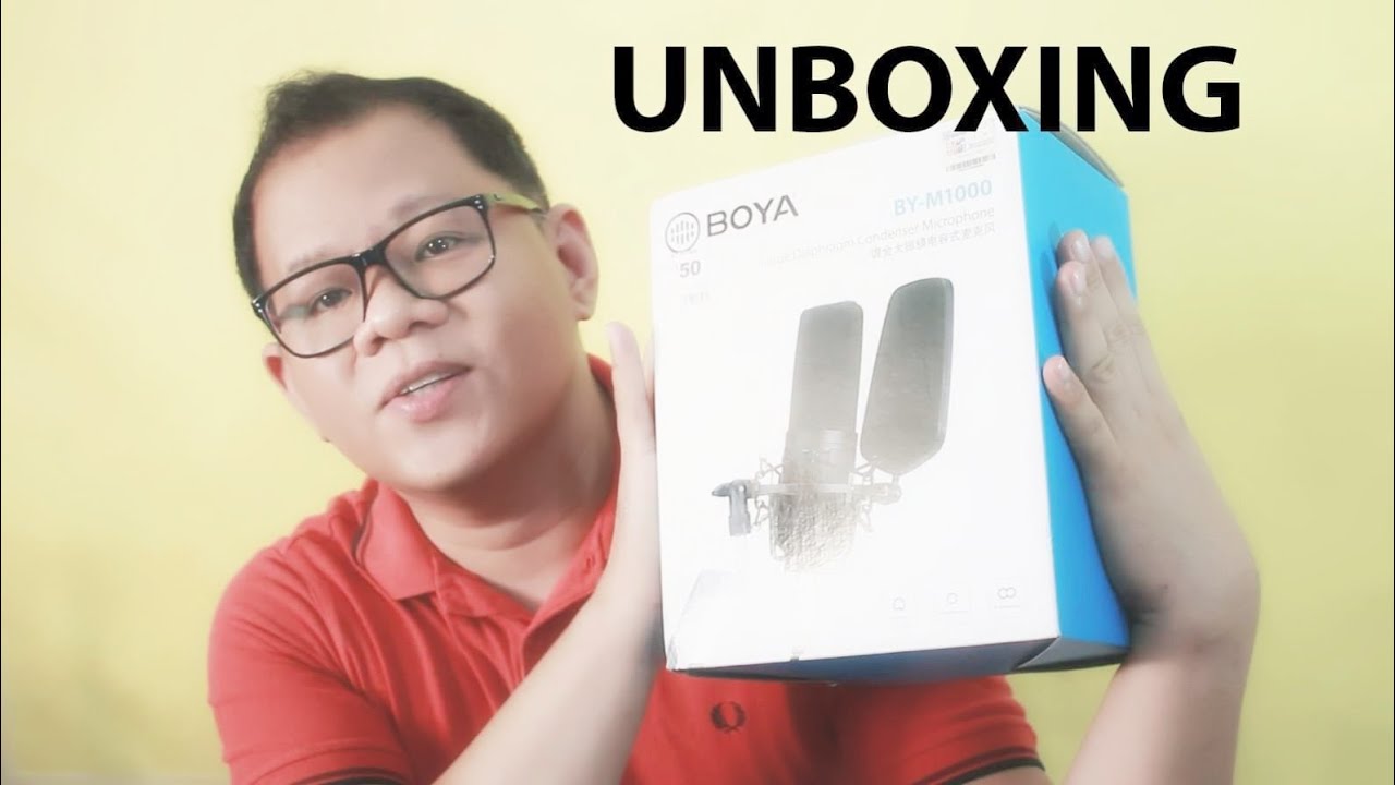 BOYA  BY-M1000 UNBOXING AND TESTING USING ALTO PROFESSIONAL MIXER