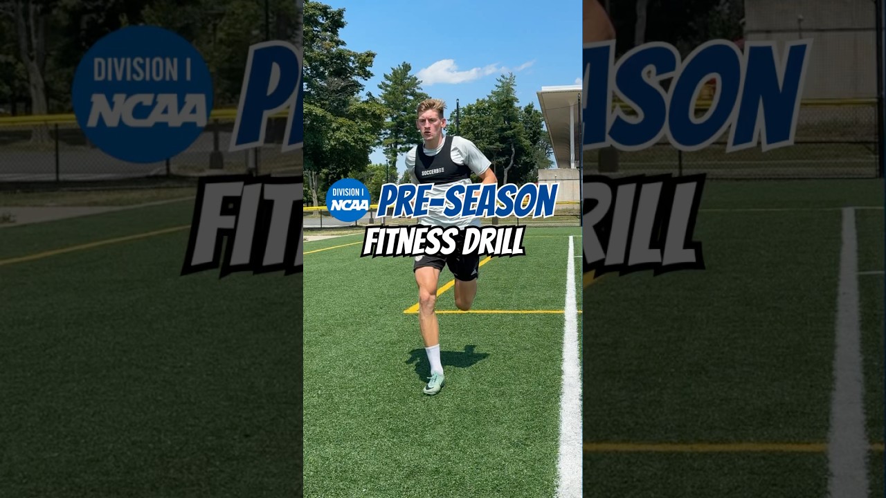 D1 Pre-Season Fitness Drill #fitness #soccertraining #preseason #soccer #footballer #running